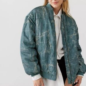 Marble bdc bomber jacket S NWT